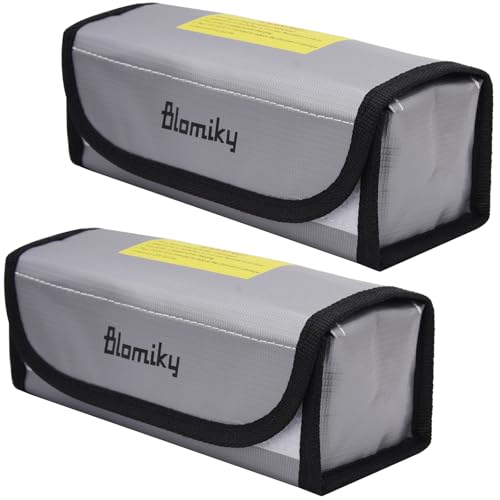 Blomiky 2 Stück 18,5 x 7,5 x 6 cm Lipo Batterie, feuerfeste, explosionssichere Tasche, geeignet für Li-Ion-Li-Po- oder Ni-CD-Ni-MH-Akku, Laden und Aufbewahrung/Lipo-Hülle Blomiky 2 Stück 18,5 x 7,5 x 6 cm Lipo Batterie, feuerfeste, explosionssichere Tasche, geeignet für Li-Ion-Li-Po- oder Ni-CD-Ni-MH-Akku, Laden und Aufbewahrung/Lipo-Hülle von Blomiky