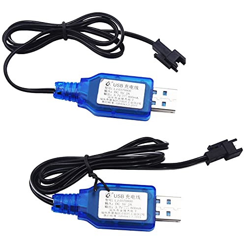 Blomiky 3,7 V 800 mA Schnellladekabel mit SM-2P-Stecker, passend für Amphibous RC Stunt Cars RC Boot Fahrzeuge 3,7 V Lithium Lipo Akku / 3,7 V Fast USB 2 Blomiky 3,7 V 800 mA Schnellladekabel mit SM-2P-Stecker, passend für Amphibous RC Stunt Cars RC Boot Fahrzeuge 3,7 V Lithium Lipo Akku / 3,7 V Fast USB 2 von Blomiky