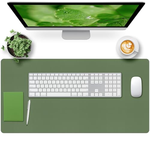 Bloss Graue Schreibtischunterlage, Leder-Schreibtischunterlage, Schreibtischunterlage für den Schreibtisch, wasserdichte Schreibtischunterlage, Computermatte für Büroarbeit, Zuhause, Dekoration Bloss Graue Schreibtischunterlage, Leder-Schreibtischunterlage, Schreibtischunterlage für den Schreibtisch, wasserdichte Schreibtischunterlage, Computermatte für Büroarbeit, Zuhause, Dekoration von Bloss