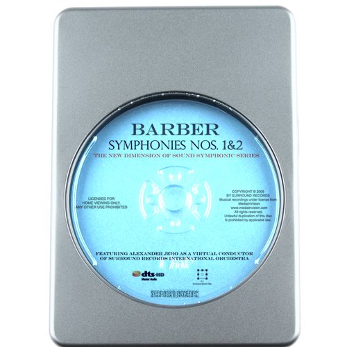 American Heritage Barber: Symphonies Nos. 1 & 2 - 7.1 DTS-HD 3D Sound Blu-ray Audio Signature Series [UK Import] von Blu-ray Music