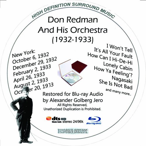 Don Redman (1932-1933) Restored for Blu-ray Audio von Blu-ray Music