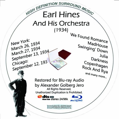 Earl Hines And His Orchestra (1934) Restored For Blu-ray Audio von Blu-ray Music