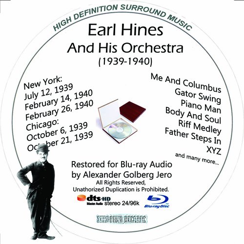 Earl Hines And His Orchestra (1939-40) Restored For Blu-ray Audio von Blu-ray Music