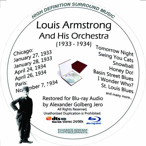 Louis Armstrong (1933-34) And His Orchestra Restored For Blu-ray Audio von Blu-ray Music