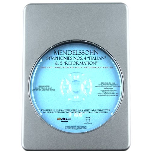 Mendelssohn: Symphonies Nos. 4'Italian' & 5'Reformation' - 7.1 DTS-HD 3D Sound Blu-ray Audio Signature Series Mendelssohn: Symphonies Nos. 4'Italian' & 5'Reformation' - 7.1 DTS-HD 3D Sound Blu-ray Audio Signature Series von Blu-ray Music