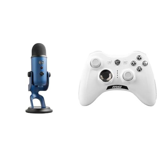 Logitech Microphone, Blau, Yeti & MSI Force GC30 V2 White Kabelloser von Blue Microphones