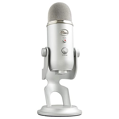 Logitech Yeti Mikrofone 10-jährig Anniversary Edition – Mikrofon – USB – Silber von Blue Microphones