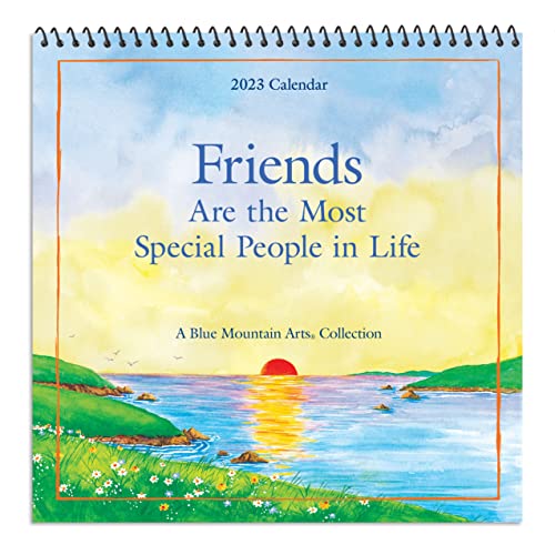 2023 Wandkalender zum Aufhängen "Friends Are the Most Special People in Life" 19,1 x 19,1 cm 12-Monatskalender für einen lieben Freund – von Blue Mountain Arts von Blue Mountain Arts