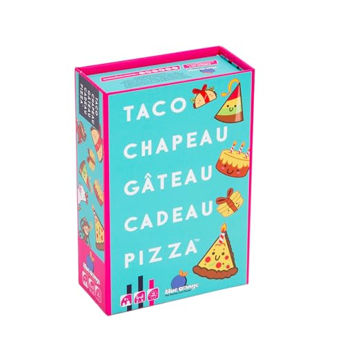Blue Orange - Taco Hut für Kuchen, Pizza-Geschenk Stimmungsspiel Spaß und Zerrend – ab 8 Jahren, mit Familie oder Freunden von Blue Orange