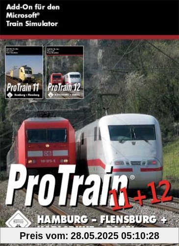 Train Simulator - ProTrain 11 + 12: Hamburg - Flensburg + Karlsruhe - Basel von Blue Sky Interactive