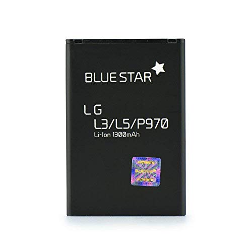 Bluestar Akku Ersatz kompatibel mit LG L3 / L5 / P970 Optimus Black / P690 Optimus Net 1300 mAh Austausch Batterie BL-44JN von Blue Star