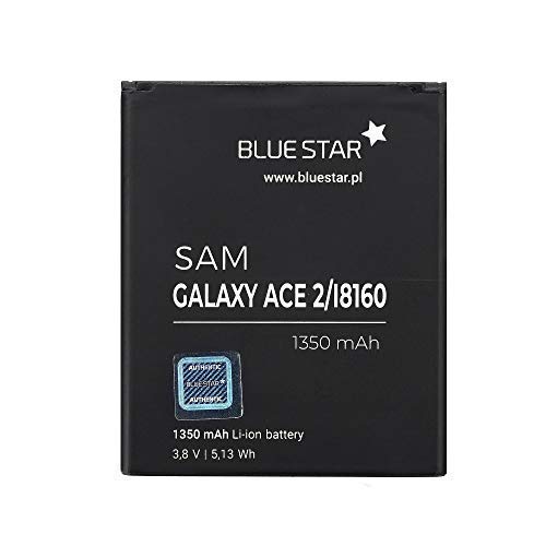 Bluestar Akku Ersatz kompatibel mit Samsung Galaxy Ace 2 I8160 1350 mAh Austausch Batterie Accu GH43-03849A von Blue Star