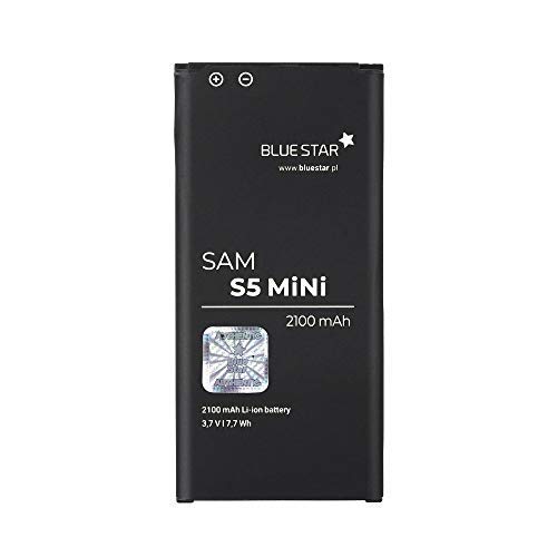 Bluestar Akku Ersatz kompatibel mit Samsung Galaxy S5 Mini 2100 mAh Austausch Batterie G800F von Blue Star