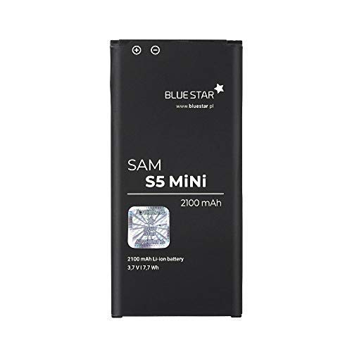 Bluestar Akku Ersatz kompatibel mit Samsung Galaxy S5 Mini 2100 mAh Austausch Batterie G800F Bluestar Akku Ersatz kompatibel mit Samsung Galaxy S5 Mini 2100 mAh Austausch Batterie G800F von Blue Star
