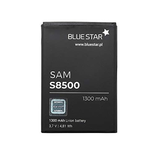 Bluestar Akku Ersatz kompatibel mit Samsung S8530 Wave ll / S8500 Wave 1300 mAh Austausch Batterie Accu EB504465VU von Blue Star
