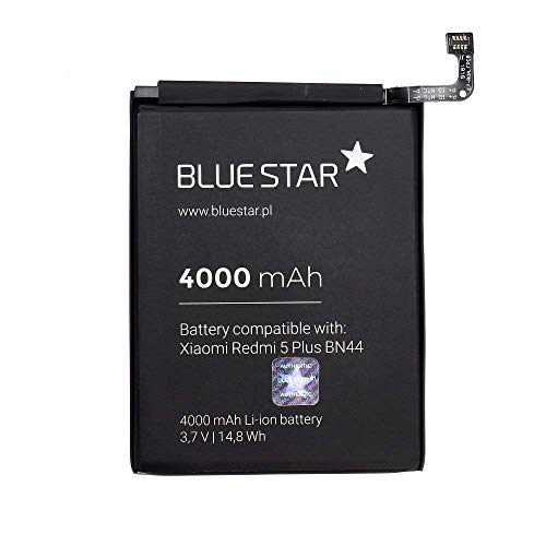 Bluestar Akku Ersatz kompatibel mit XIAOMI REDMI 5 Plus 4000mAh Li-lon Austausch Batterie Accu BN44 von Blue Star