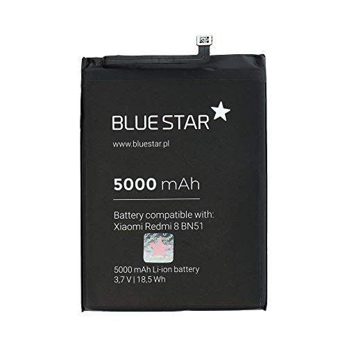 Bluestar Akku Ersatz kompatibel mit XIAOMI REDMI 8 5000mAh Li-lon Austausch Batterie Accu BN51 von Blue Star