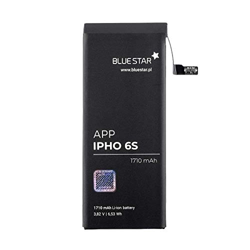 Bluestar Akku Ersatz kompatibel mit iPhone 6S 1715 mAh Austausch Batterie Handy Accu APN 616-00036 von Blue Star