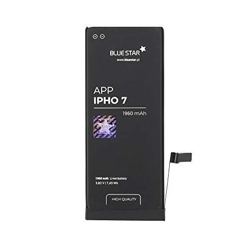 Bluestar Akku Ersatz kompatibel mit iPhone 7 1960 mAh Austausch Batterie Handy Accu APN 616-00255 von Blue Star