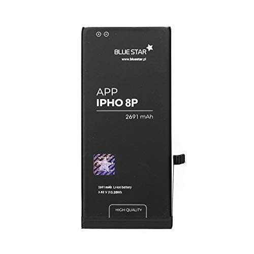 Bluestar Akku Ersatz kompatibel mit iPhone 8 Plus 2691 mAh 3,82V Austausch Batterie Handy Accu APN 616-00364 von Blue Star