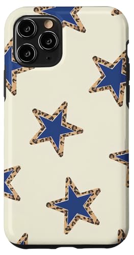 Marineblaues Stern-Leoparden-Motiv, niedlich Hülle für iPhone 11 Pro Marineblaues Stern-Leoparden-Motiv, niedlich Hülle für iPhone 11 Pro von Blue Star