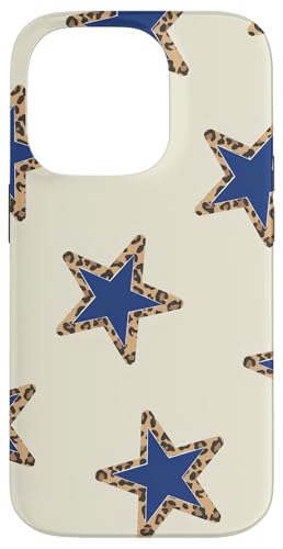 Marineblaues Stern-Leoparden-Motiv, niedlich Hülle für iPhone 14 Pro Marineblaues Stern-Leoparden-Motiv, niedlich Hülle für iPhone 14 Pro von Blue Star