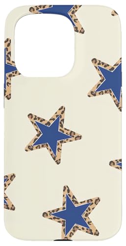 Marineblaues Stern-Leoparden-Motiv, niedlich Hülle für iPhone 15 Pro Marineblaues Stern-Leoparden-Motiv, niedlich Hülle für iPhone 15 Pro von Blue Star