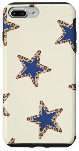 Marineblaues Stern-Leoparden-Motiv, niedlich Hülle für iPhone 7 Plus/8 Plus Marineblaues Stern-Leoparden-Motiv, niedlich Hülle für iPhone 7 Plus/8 Plus von Blue Star