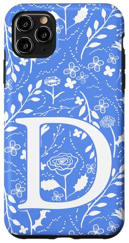 Monogramm "Toile" mit Blumenmuster, Anfangsbuchstabe D, Blau / Weiß Hülle für iPhone 11 Pro Max Monogramm "Toile" mit Blumenmuster, Anfangsbuchstabe D, Blau / Weiß Hülle für iPhone 11 Pro Max von Blue Toile Monogram Initials