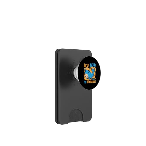 Wale: Hey Now, No Blubbering PopSockets PopWallet für MagSafe Wale: Hey Now, No Blubbering PopSockets PopWallet für MagSafe von Blue Whale And Beluga Whale Designs For Kids