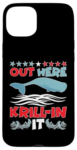Wale: Hier draußen Krill-in It Hülle für iPhone 15 Plus Wale: Hier draußen Krill-in It Hülle für iPhone 15 Plus von Blue Whale And Beluga Whale Designs For Kids