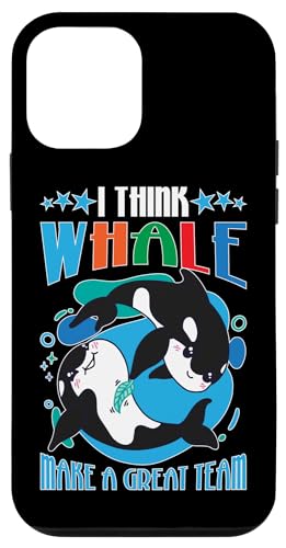 Wale: I Think Whale Make A Great Team Hülle für iPhone 12 mini Wale: I Think Whale Make A Great Team Hülle für iPhone 12 mini von Blue Whale And Beluga Whale Designs For Kids