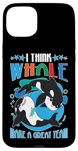 Wale: I Think Whale Make A Great Team Hülle für iPhone 15 Plus Wale: I Think Whale Make A Great Team Hülle für iPhone 15 Plus von Blue Whale And Beluga Whale Designs For Kids