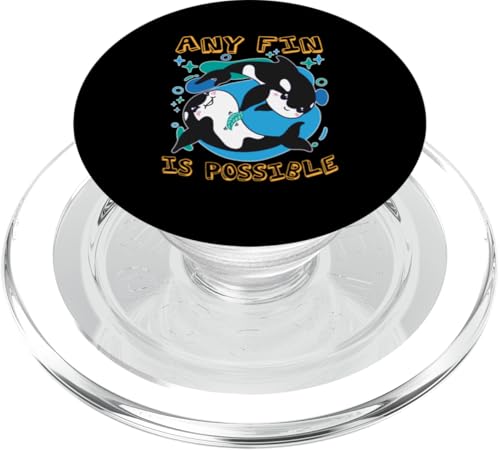Wale: Jede Flosse ist möglich PopSockets PopGrip für MagSafe von Blue Whale And Beluga Whale Designs For Kids