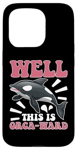 Wale: Nun, das ist Orca-ward Hülle für iPhone 15 Pro Wale: Nun, das ist Orca-ward Hülle für iPhone 15 Pro von Blue Whale And Beluga Whale Designs For Kids