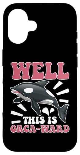 Wale: Nun, das ist Orca-ward Hülle für iPhone 16 Wale: Nun, das ist Orca-ward Hülle für iPhone 16 von Blue Whale And Beluga Whale Designs For Kids