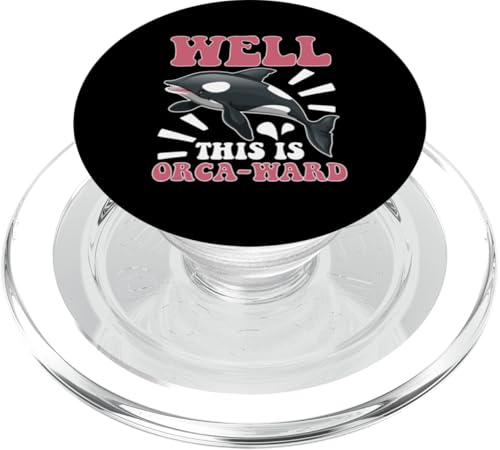 Wale: Nun, das ist Orca-ward PopSockets PopGrip für MagSafe Wale: Nun, das ist Orca-ward PopSockets PopGrip für MagSafe von Blue Whale And Beluga Whale Designs For Kids