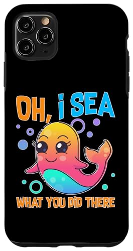 Wale: Oh, I Sea What You Did There Hülle für iPhone 11 Pro Max Wale: Oh, I Sea What You Did There Hülle für iPhone 11 Pro Max von Blue Whale And Beluga Whale Designs For Kids