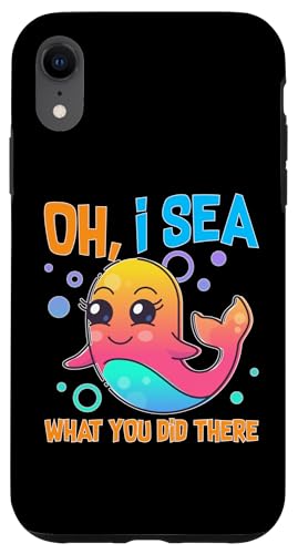 Wale: Oh, I Sea What You Did There Hülle für iPhone XR Wale: Oh, I Sea What You Did There Hülle für iPhone XR von Blue Whale And Beluga Whale Designs For Kids