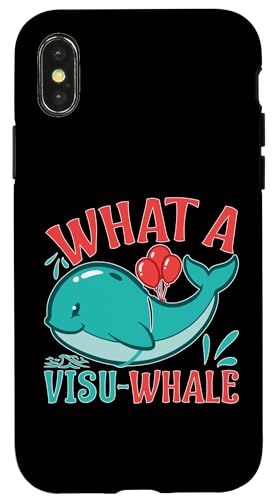 Wale: Was für ein Visu-Wal Hülle für iPhone X/XS Wale: Was für ein Visu-Wal Hülle für iPhone X/XS von Blue Whale And Beluga Whale Designs For Kids