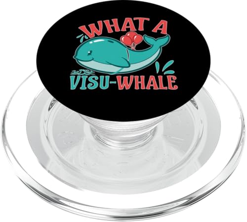Wale: Was für ein Visu-Wal PopSockets PopGrip für MagSafe Wale: Was für ein Visu-Wal PopSockets PopGrip für MagSafe von Blue Whale And Beluga Whale Designs For Kids