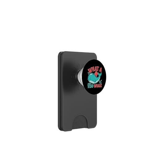 Wale: Was für ein Visu-Wal PopSockets PopWallet für MagSafe Wale: Was für ein Visu-Wal PopSockets PopWallet für MagSafe von Blue Whale And Beluga Whale Designs For Kids