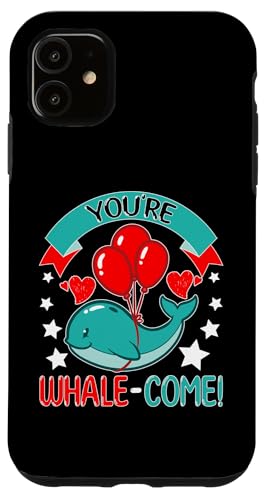 Wale: You're Whale-Come! Hülle für iPhone 11 Wale: You're Whale-Come! Hülle für iPhone 11 von Blue Whale And Beluga Whale Designs For Kids