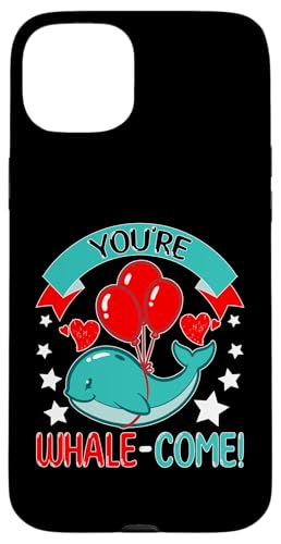Wale: You're Whale-Come! Hülle für iPhone 15 Plus Wale: You're Whale-Come! Hülle für iPhone 15 Plus von Blue Whale And Beluga Whale Designs For Kids