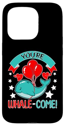 Wale: You're Whale-Come! Hülle für iPhone 15 Pro Wale: You're Whale-Come! Hülle für iPhone 15 Pro von Blue Whale And Beluga Whale Designs For Kids