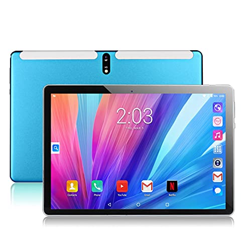 BlueBose 10,1 Zoll Android 10.0 Tablet, 2 GB RAM, 32 GB ROM, Octa-Core-Prozessor, 800 * 1280 HD IPS-Display, Dual-SIM-Kartensteckplätze, Unterstützung für YouTube, Google Play, Bluetooth, WiFi von BlueBose