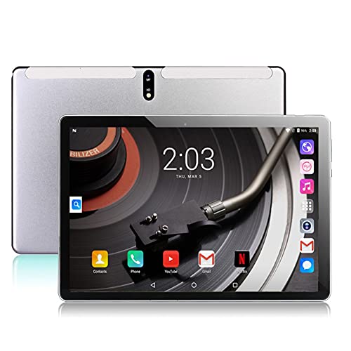 BlueBose 10,1 Zoll Android 10.0 Tablet, 2 GB RAM, 32 GB ROM, Octa-Core-Prozessor, 800 * 1280 HD IPS-Display, Dual-SIM-Kartensteckplätze, Unterstützung für YouTube, Google Play, Bluetooth, WiFi von BlueBose