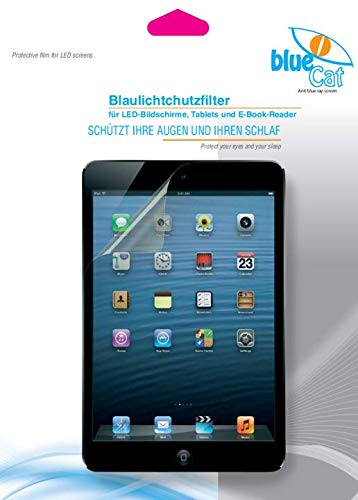 BlueCat Screen Displayschutzfolie | mit 100% Blaulichtfilter | Augenschutzfilter für LED Bildschirme iPad Pro 12,9 Zoll von BlueCat Screen