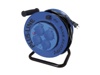 BLUE ELECTRIC Kabeltrommel - 25M - PlusLine Fast core - u/pillesikring 3x1,5 mm2 Neopren von BlueElectric