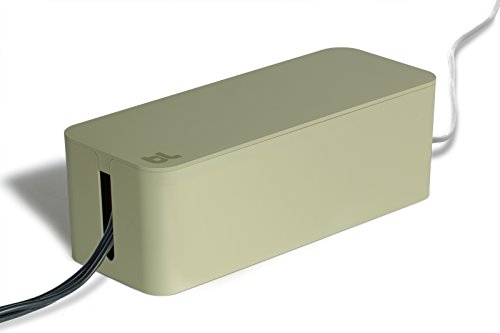 BlueLounge Kabelbox - Modern Kabelabdeckung in Light Sage - 8 cm x 3,15 cm - Tischplatte BlueLounge Kabelbox - Modern Kabelabdeckung in Light Sage - 8 cm x 3,15 cm - Tischplatte von BlueLounge